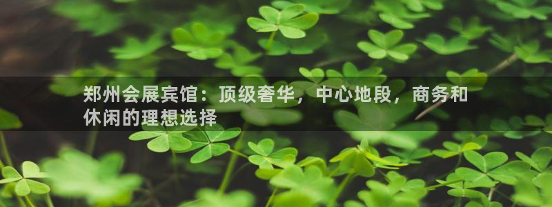 下载果博：郑州会展宾馆：顶级奢华，中心地段，商务和
休闲的理想选择