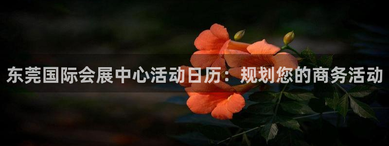 果博服务电话：东莞国际会展中心活动日历：规划您的商务活动