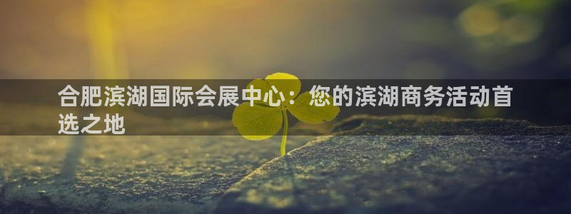 果博客服微信是多少：合肥滨湖国际会展中心：您的滨湖商务活动首
选之地