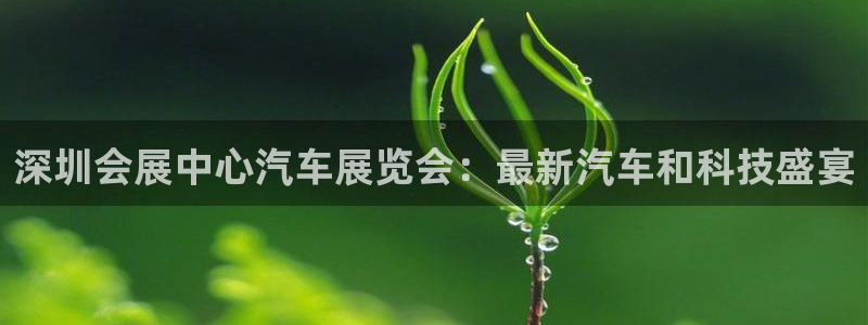 果博公司客服微信公众号：深圳会展中心汽车展览会：最新汽车和科技盛宴