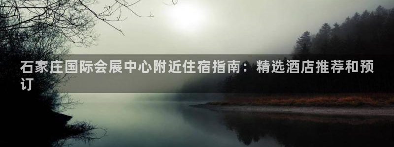 果博平台真实吗安全吗可信吗可靠吗：石家庄国际会展中心附近住宿指南：精选酒店推荐和预
订