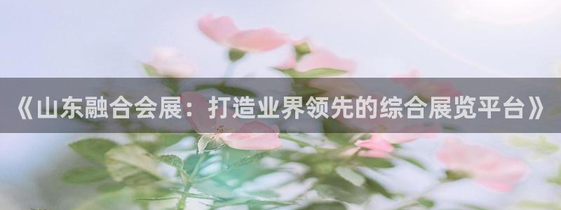 果博电话：《山东融合会展：打造业界领先的综合展览平台》